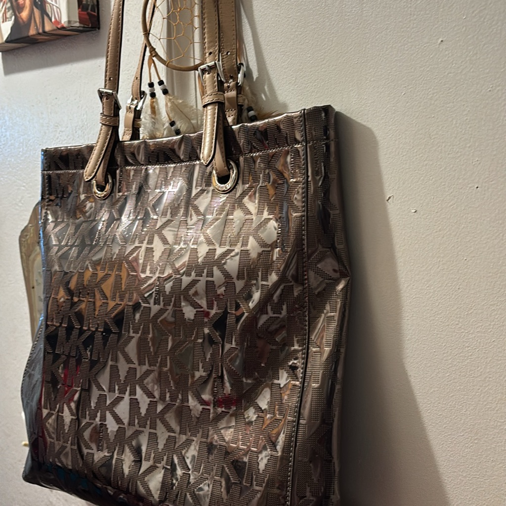 Michael Kors Gray Unisex Bag